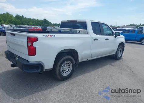 2019 Chevrolet Silverado 1500 Work Truck from USA, damaged, VIN 1GCRYAEH0KZ255590